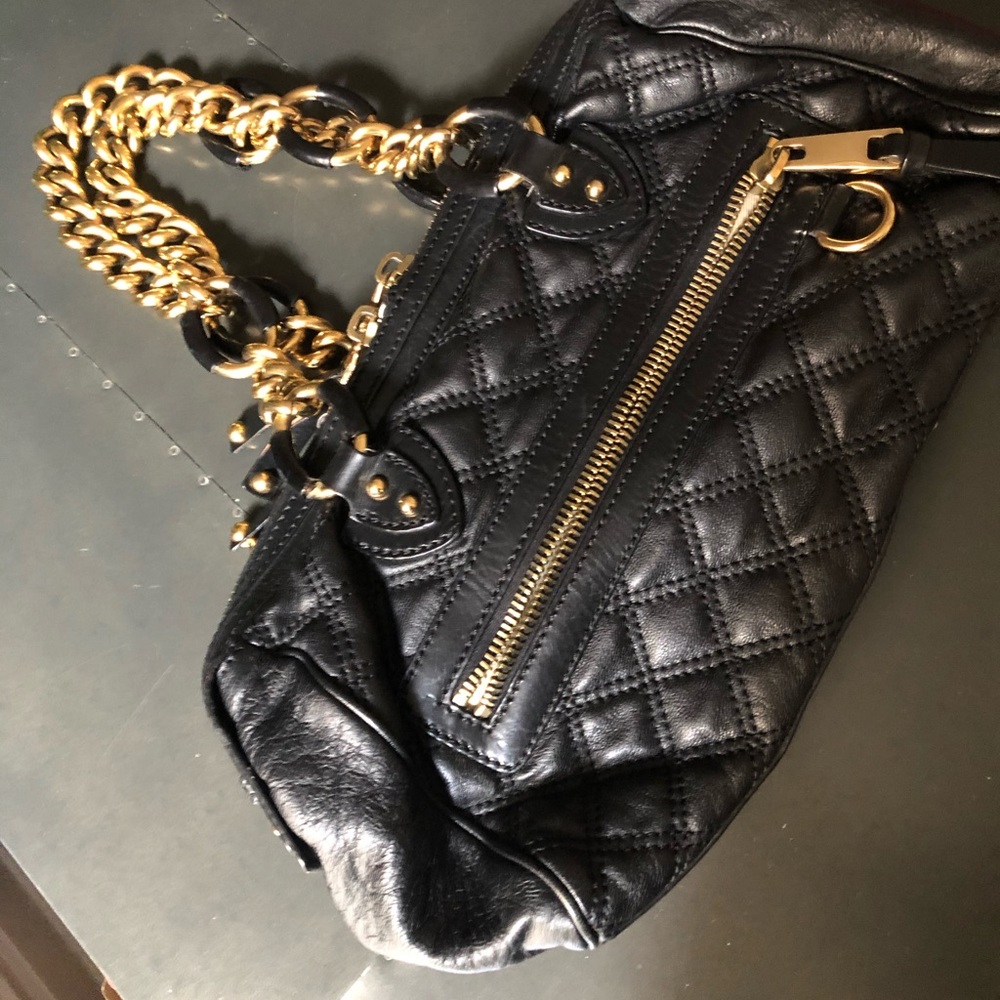 MArc Jacobs quilted bag with gold chain straps